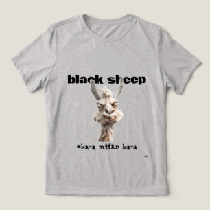 Svart Får Lama Tri-Blend Tröja