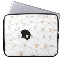 Svart får laptop fodral
