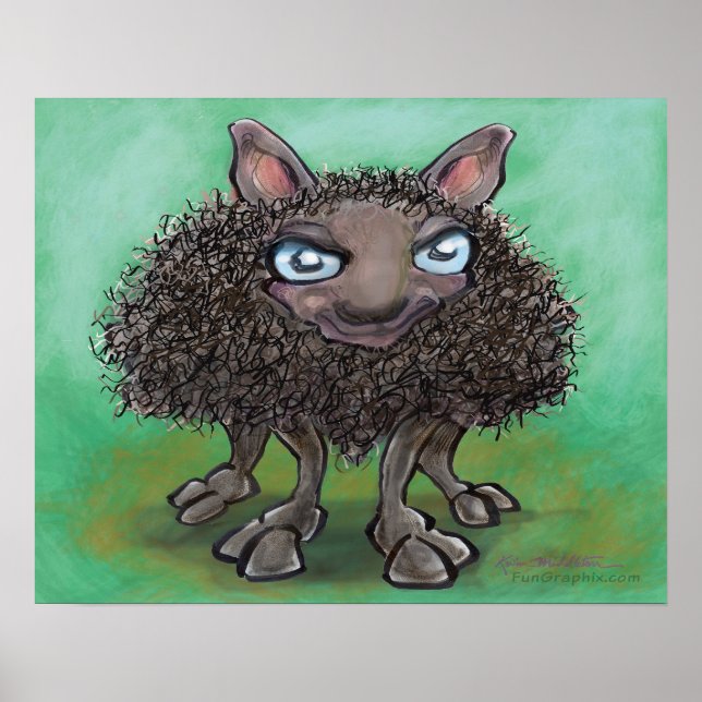 Svart får poster (Framsidan)