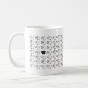 Svart får (R) Kaffemugg