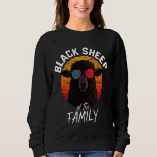 Svart får som familjen lustigt säger t shirt