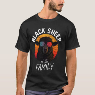 Svart får som familjen lustigt säger t shirt