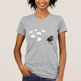 SVART FÅR T SHIRT