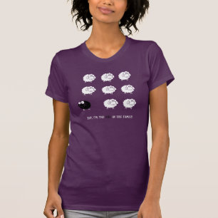 Svart får t-shirt