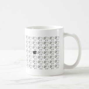 Svart får (v) kaffemugg