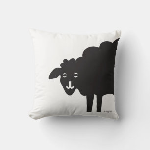 Svart får Vin Land Pillow Kudde