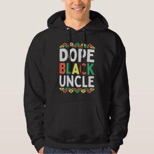 Svart farbror afroamerikansk svart historiemånad P Hoodie