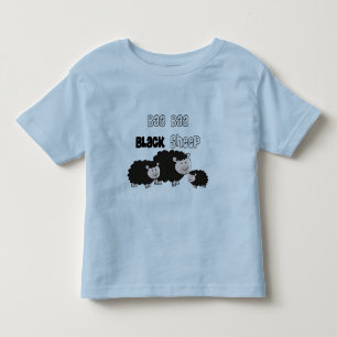 Svart fårdesigner "får för BaaBaasvart ", Tee Shirt