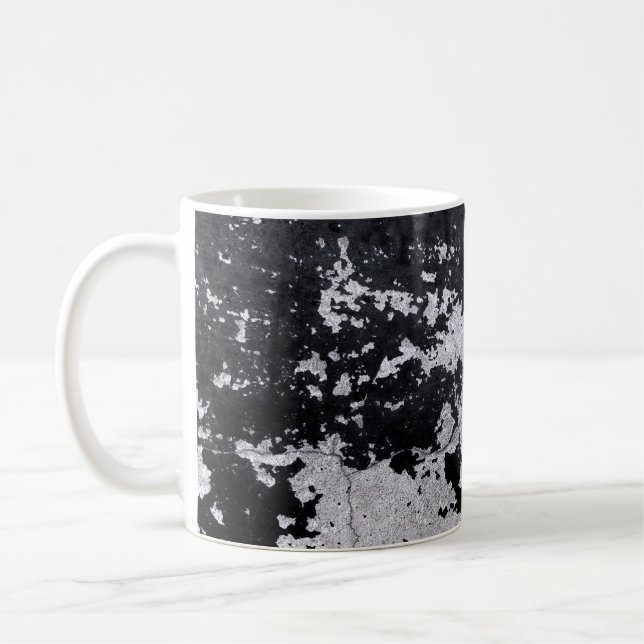 Svart färfärg kaffemugg (Vänster)
