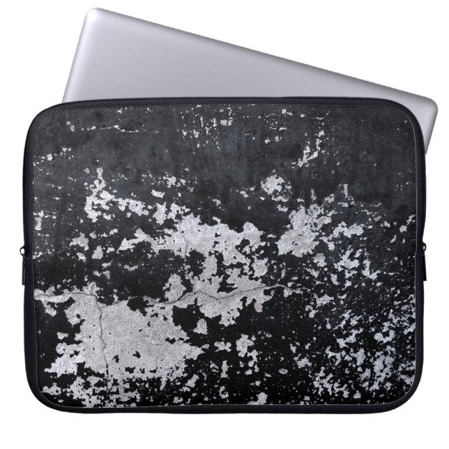 Svart färfärg laptop fodral (Framsidan)