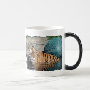 Svart Färg-Ändrande Morphing mugg för Bengal ti
