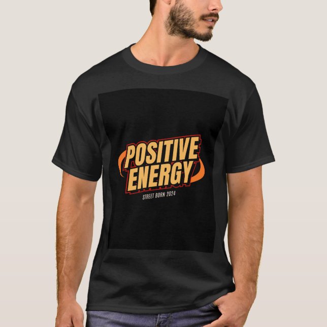 Svart Färg Herr T-Shirt Halv Ärmar Design (Framsida)