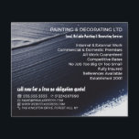 Svart färglinje, målare och dekorator flygblad<br><div class="desc">Svart färglinje,  målare och dekorator-reklamutfällare i Affärskortet Store.</div>