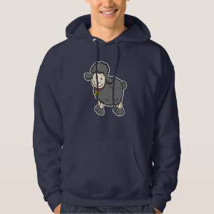 Svart fårHoodie Munkjacka