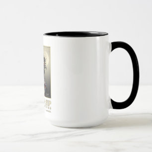 Svart fårkaffemugg mugg
