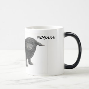 Svart fårmugg magisk mugg