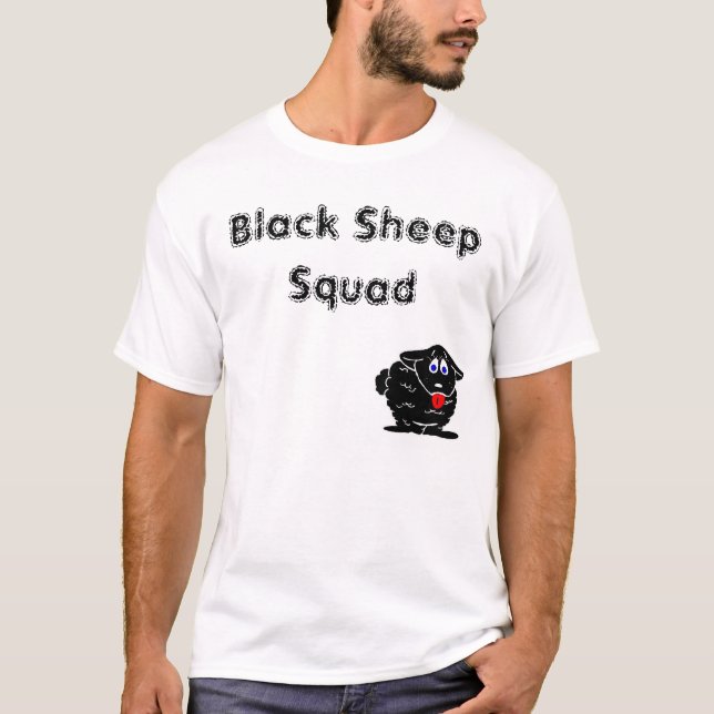Svart fårSquad T-shirt (Framsida)