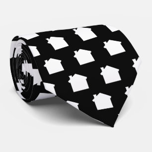 Svart fastighet för Monogramleverantörarkitekt Slips