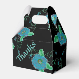 Svart favoritruta för gäst presentaskar