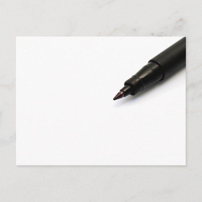 Svart felspets vykort (Framsida)