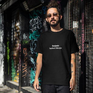 Svart festival t shirt