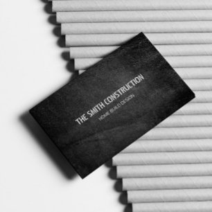 Svart, fetstilt, modern konstruktion, textur visitkort