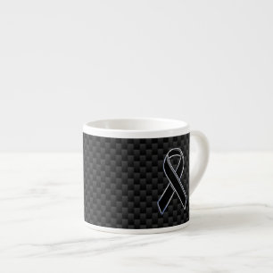 Svart fiber för kol för medvetenhet för espressomugg