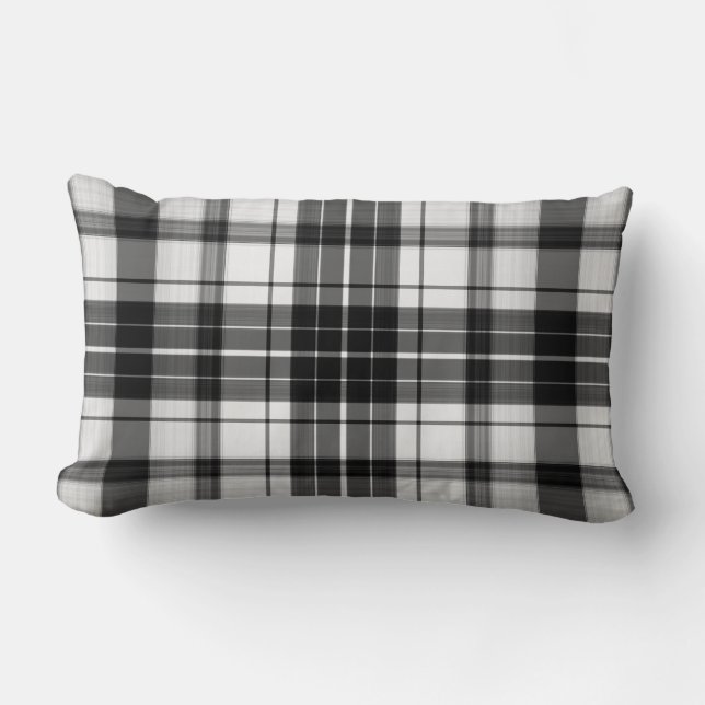 Svart fickformad ländryggsfyllning lumbarkudde (Framsida)