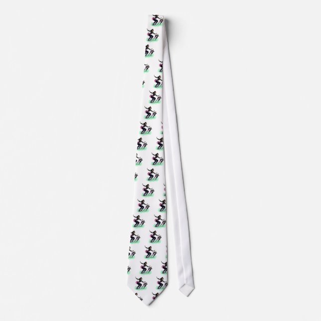 svart figur skater slips (Framsida)