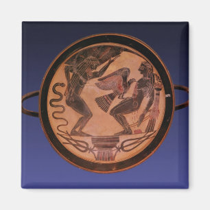 Svart figurkylix magnet
