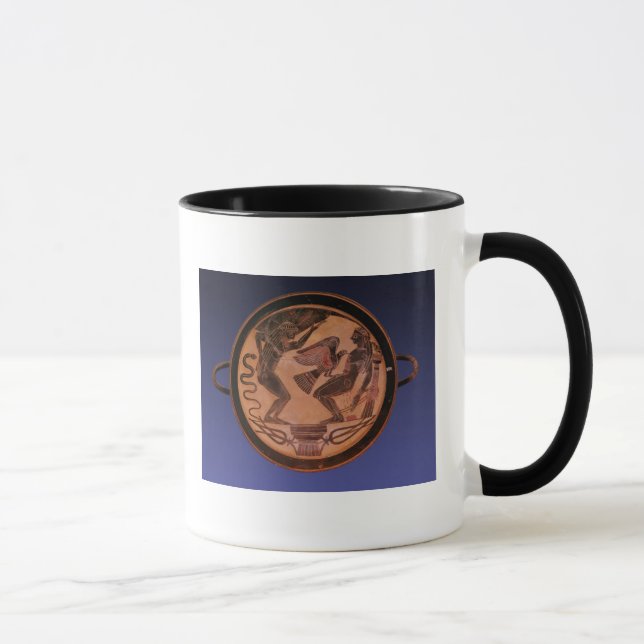 Svart figurkylix mugg (Höger)