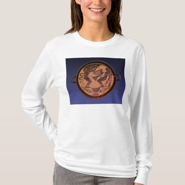 Svart figurkylix t-shirt (Framsida)