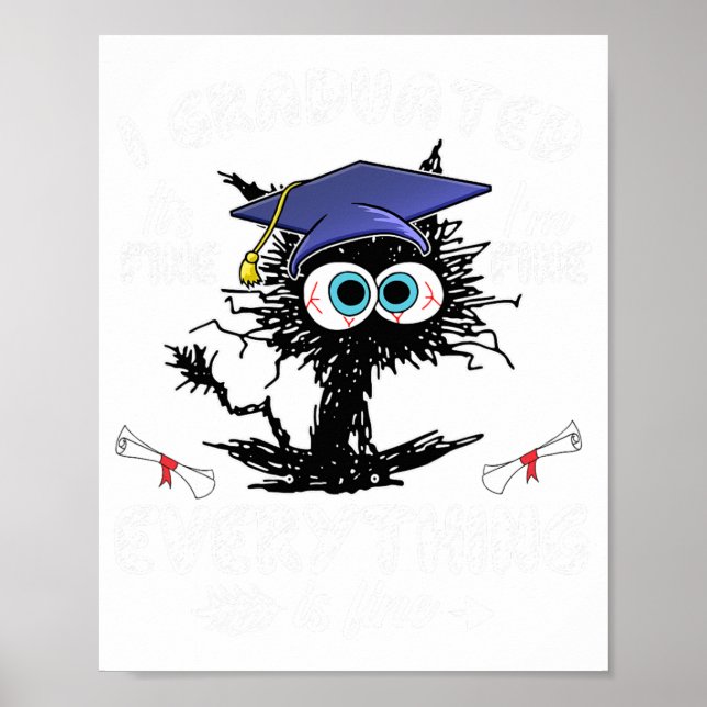 Svart, finare, Studenten, sista dagen S Poster (Framsidan)