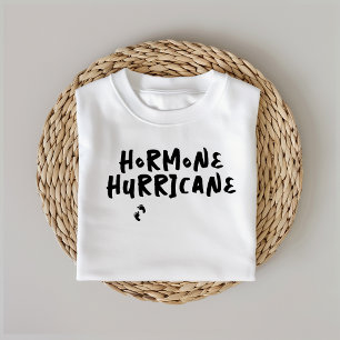 Svart fingeravtryck av humant gravid baby t shirt