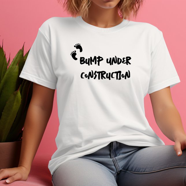 Svart fingeravtryck av humant gravid t shirt (Skapare uppladdad)