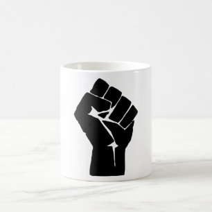 Svart fist-upphöjt - Motståndstest Kaffemugg