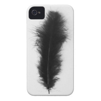 Svart fjäder iPhone 4 case