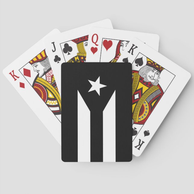 Svart flagga Puerto Rico Casinokort (Baksidan)