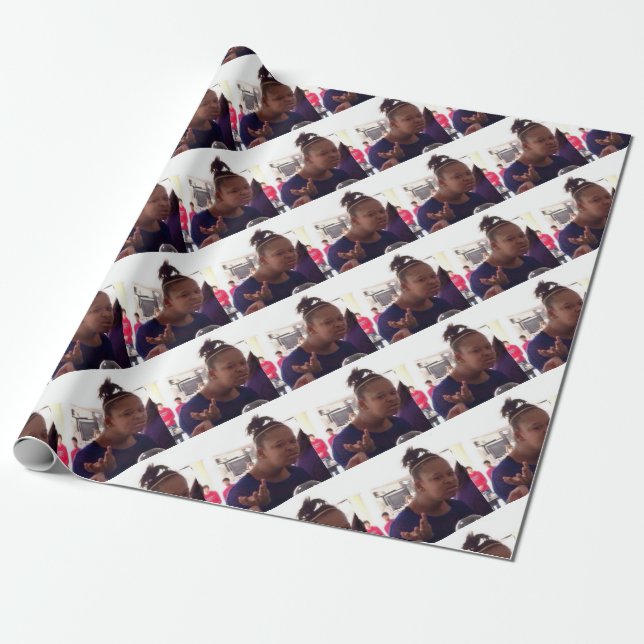 Svart flicka vilken meme presentpapper (Utrullad)