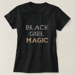 Svart flickamagiT-tröja Tee Shirt