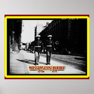 SVART FLOTTOR I HARLEM 1943 NEW YORK 1943 POSTER