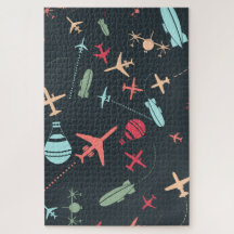 Svart flygplan och Mönster