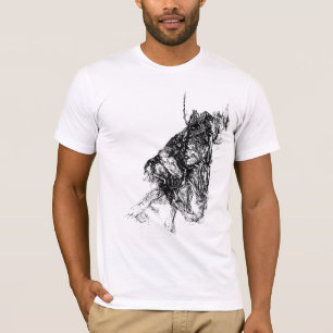 Svart Flytande visningsprogram Tee
