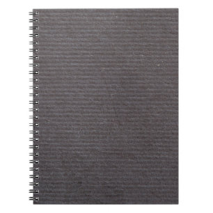 Svart fodrad papper bakgrundsstrukturdesign anteckningsbok med spiral
