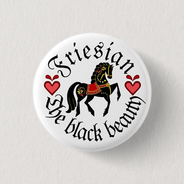 Svart folkfrisisk-frisisk-guld knapp (Framsida)