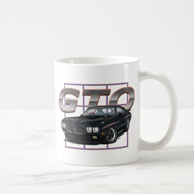 Svart för 1970 GTO Kaffemugg (Höger)