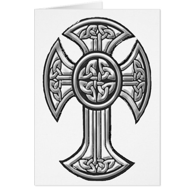 Svart för Celtickor 2 Hälsningskort (Framsidan)