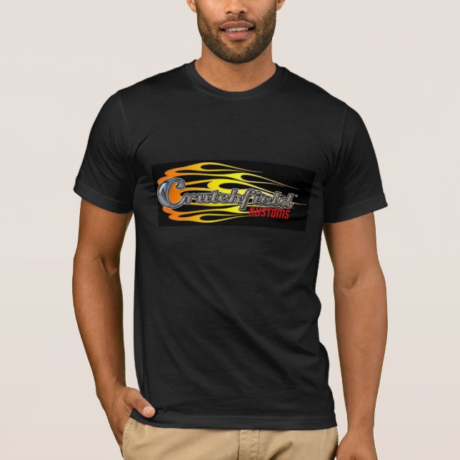 Svart för Crutchfield egenskjorta T Shirt (Framsida)