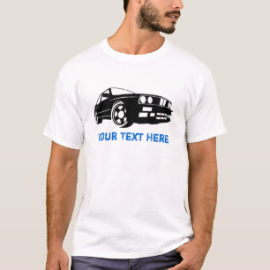 Svart för E30 M3 + din text T Shirt