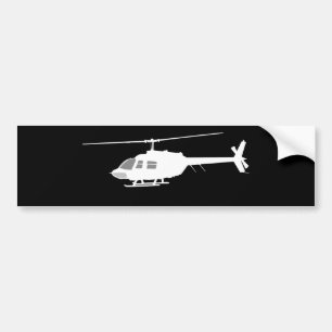 Svart för flyg för helikopteravbrytarSilhouette Bildekal